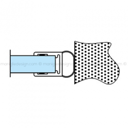 Guarnizione in PVC per vetro spessore 8-10 mm GRN002.2500