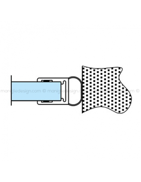 Guarnizione in PVC per vetro spessore 8-10 mm GRN002.2500