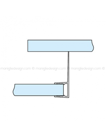 Guarnizione in PVC per vetro spessore 8-10 mm GRN005.2200