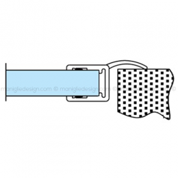 Guarnizione in PVC per vetro spessore 6-8 mm GRN006.2200