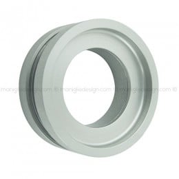 Nicchia tonda aperta diametro 65 mm per porta in vetro NVT605