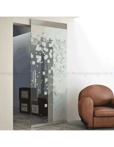Sistema invisibile porta scorrevole in vetro Magic 1100/VF/10