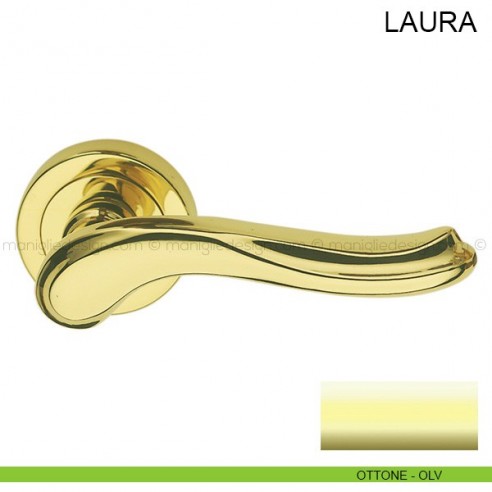 Maniglia per porta Laura Pasini ottone lucido