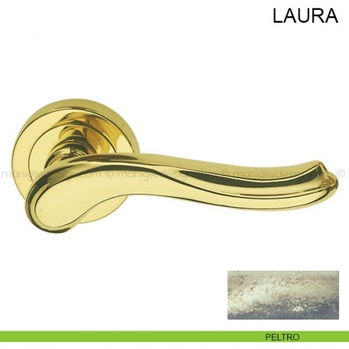 Maniglia per porta Laura Pasini peltro