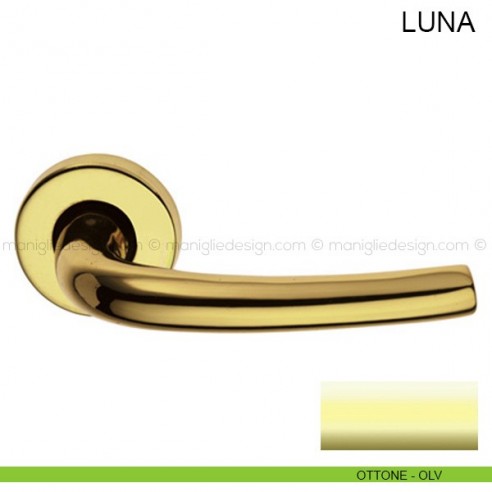 Maniglia per porta Luna Pasini ottone lucido