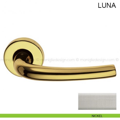 Maniglia per porta Luna Pasini nikel satinato