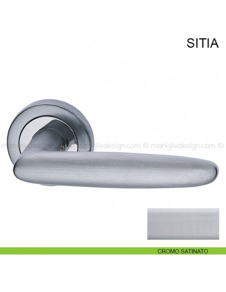 Maniglia per porta Sitia Pasini cromo satinato