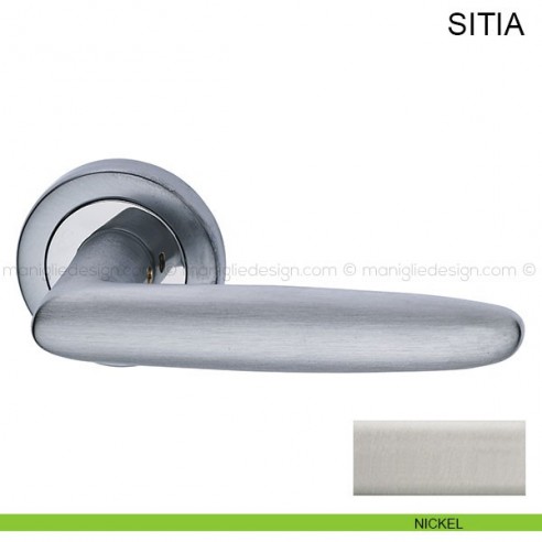 Maniglia per porta Sitia Pasini nikel