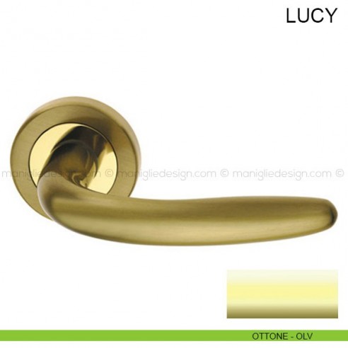 Maniglia per porta Lucy Pasini ottone lucido