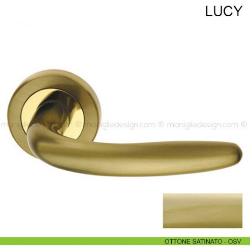 Maniglia per porta Lucy Pasini ottone satinato