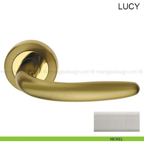 Maniglia per porta Lucy Pasini nikel satinato