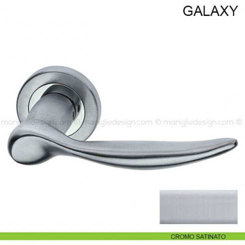 Maniglia per porta Galaxy Pasini cromo satinato