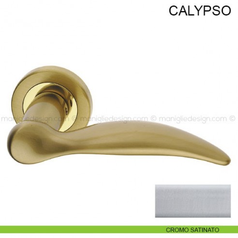 Maniglia per porta Calypso Pasini cromo satinato