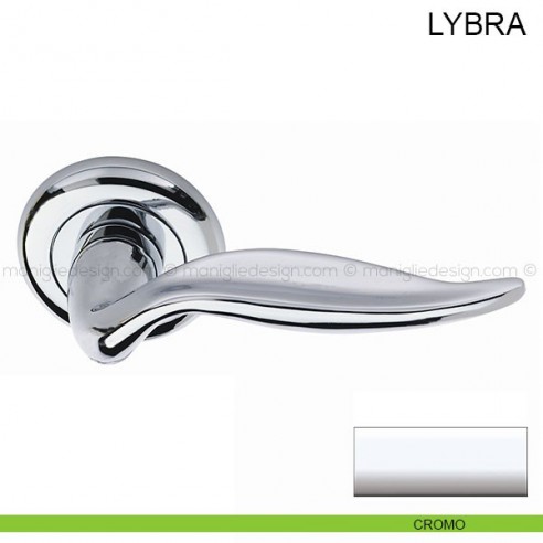 Maniglia per porta Lybra Pasini cromo lucido