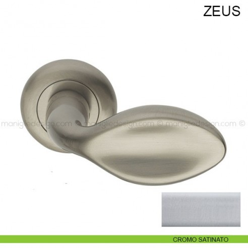 Maniglia per porta Zeus Pasini cromo satinato