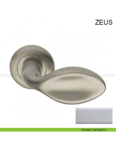 Maniglia per porta Zeus Pasini cromo satinato