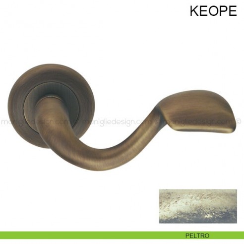 Maniglia per porta Keope Pasini peltro