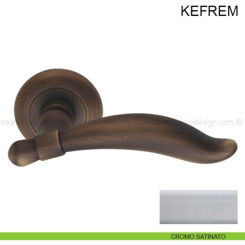 Maniglia per porta Kefrem Pasini cromo satinato