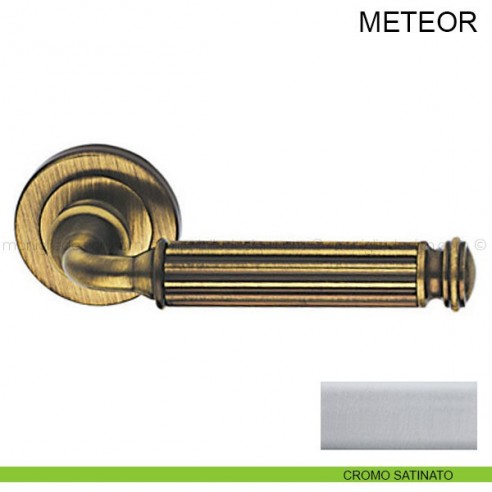 Maniglia per porta Meteor Pasini cromo satinato