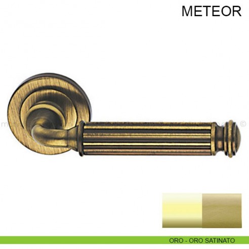 Maniglia per porta Meteor Pasini oro-oro satinato