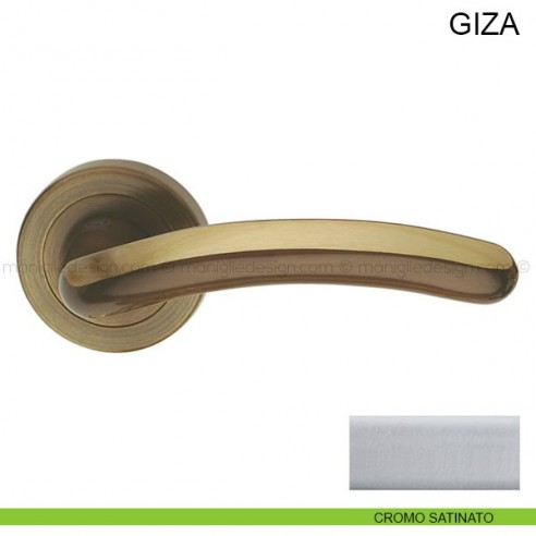 Maniglia per porta Giza Pasini cromo satinato