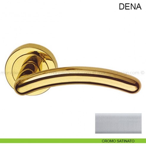 Maniglia per porta Dena Pasini cromo satinato