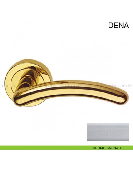 Maniglia per porta Dena Pasini cromo satinato