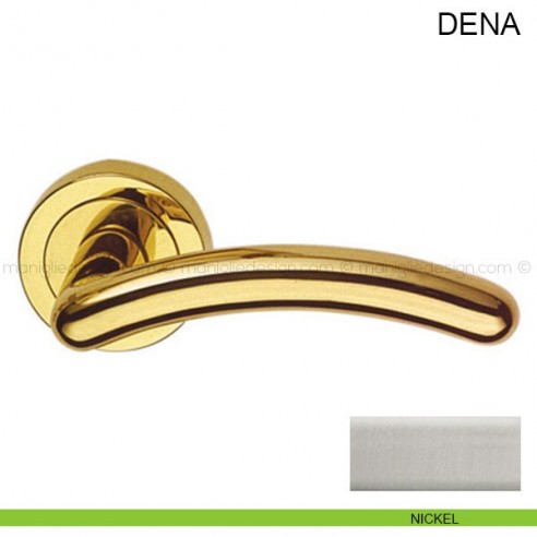 Maniglia per porta Dena Pasini nikel satinato