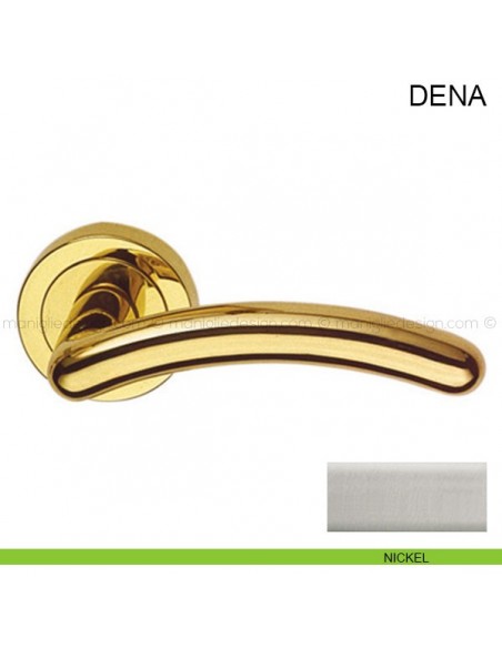 Maniglia per porta Dena Pasini nikel satinato