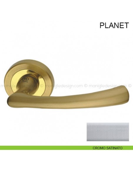 Maniglia per porta Planet Pasini cromo satinato