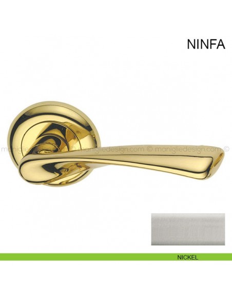 Maniglia per porta Ninfa Pasini nikel satinato
