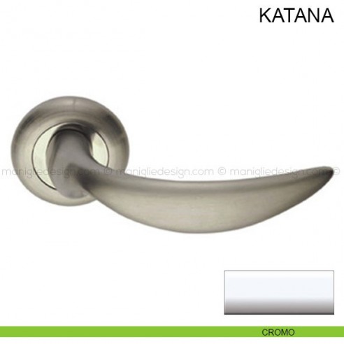 Maniglia per porta Katana Pasini cromo lucido
