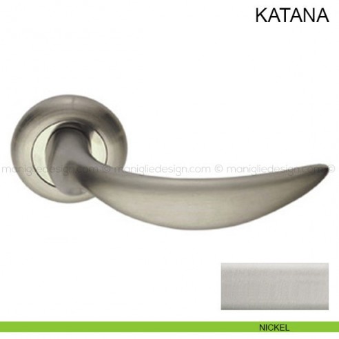 Maniglia per porta Katana Pasini nikel satinato