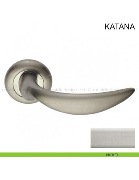 Maniglia per porta Katana Pasini nikel satinato