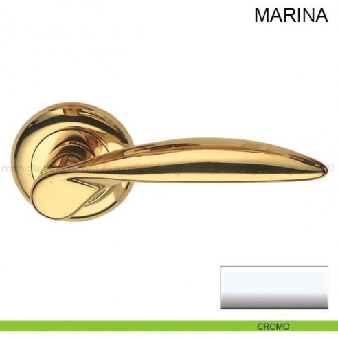 Maniglia per porta Marina Pasini cromo lucido
