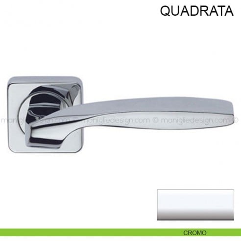 Maniglia per porta Quadrata Pasini cromo lucido