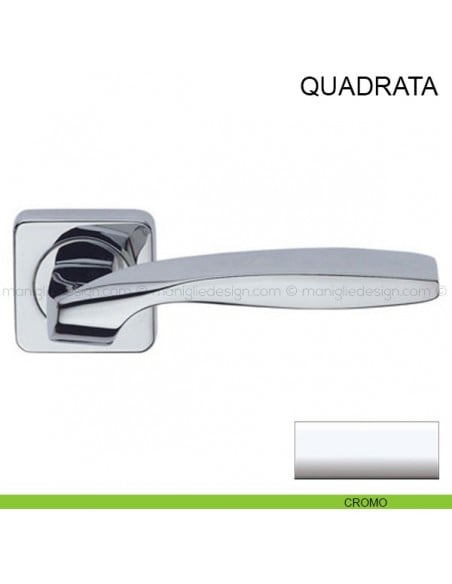 Maniglia per porta Quadrata Pasini cromo lucido