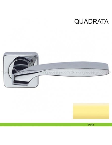 Maniglia per porta Quadrata Pasini PVD