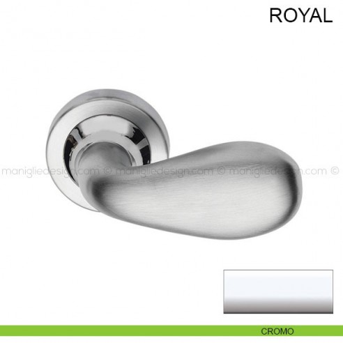 Maniglia per porta Royal Pasini cromo lucido