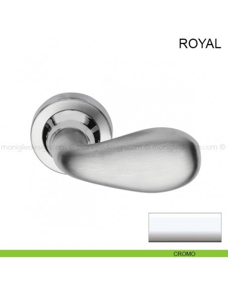 Maniglia per porta Royal Pasini cromo lucido