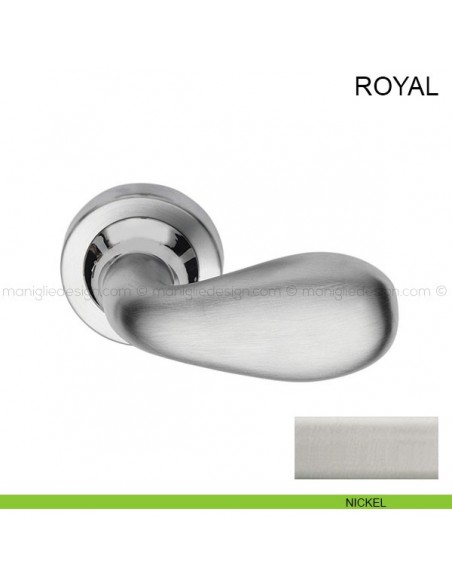 Maniglia per porta Royal Pasini nikel satinato