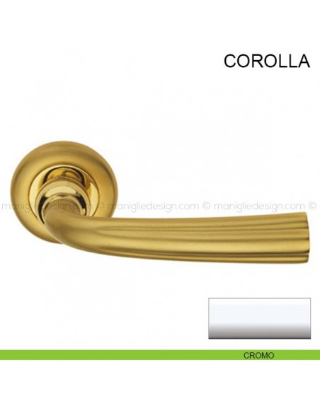 Maniglia per porta Corolla Pasini cromo lucido