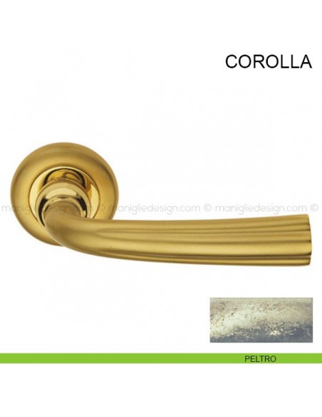 Maniglia per porta Corolla Pasini peltro