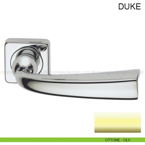 Maniglia per porta Duke Pasini ottone lucido