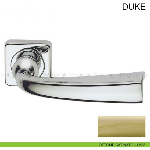 Maniglia per porta Duke Pasini ottone satinato