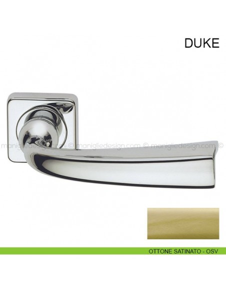 Maniglia per porta Duke Pasini ottone satinato