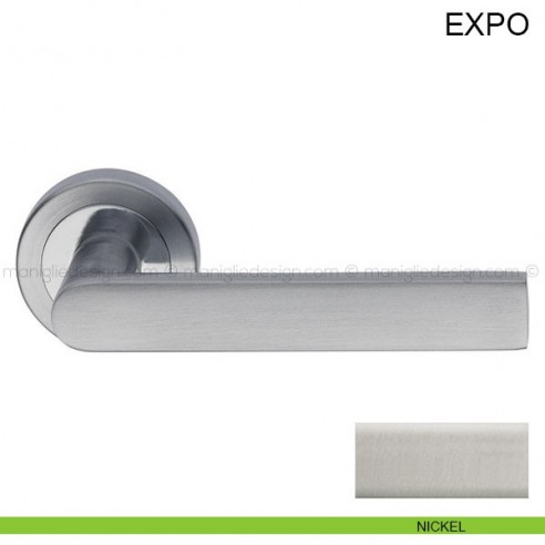 Maniglia per porta Expo Pasini nikel satinato