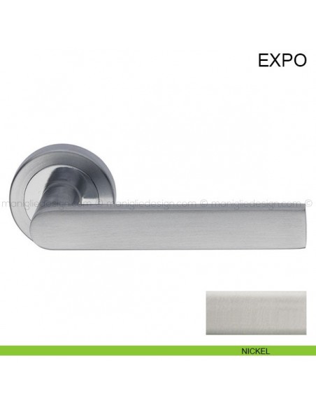 Maniglia per porta Expo Pasini nikel satinato