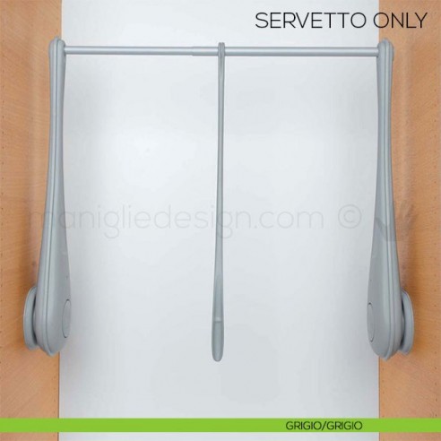 Servetto Only per armadio grigio/grigio