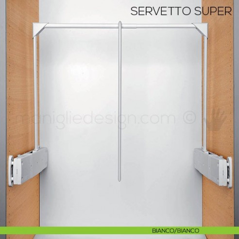 Servetto Super per armadio bianco/bianco